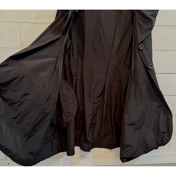 SUZE XS Sun Kim Black Coat Lagenlook Wired Collar Light Jacket - Picture 7 of 9